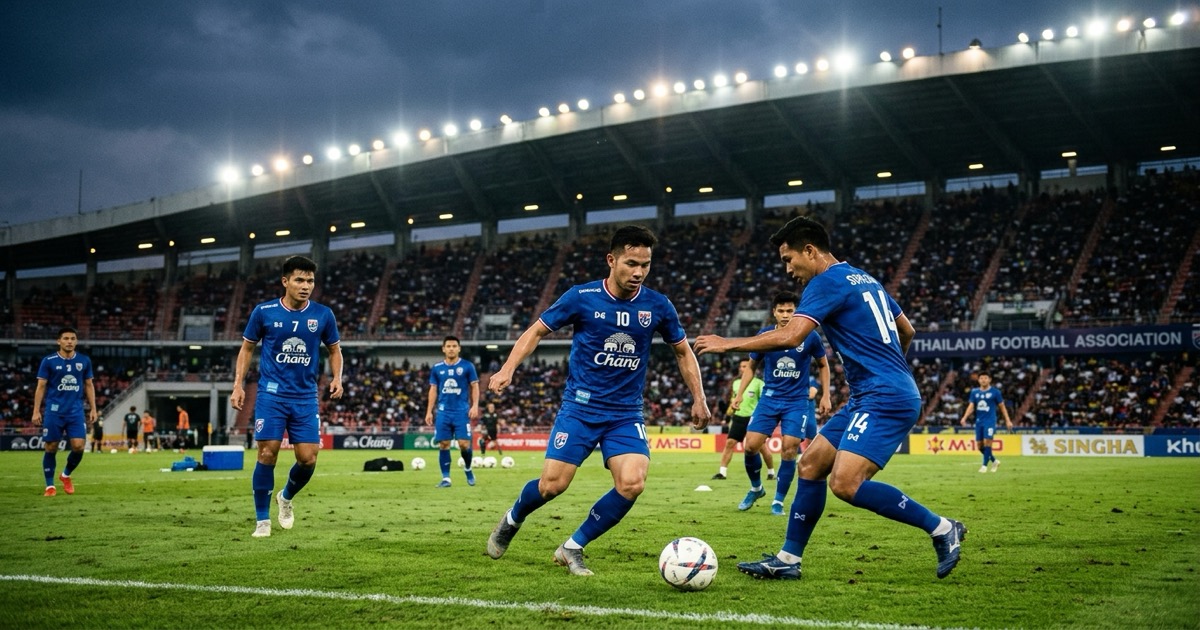 ⚽ ช้างศึกปรับแผนซ้อมเข้ม! ทีมชาติไทยเตรียมลุยศึกอาเซียนคัพ 2026 รอบรองฯ ดวลสิงคโปร์ สรุปความพร้อมและบัตรลดราคา