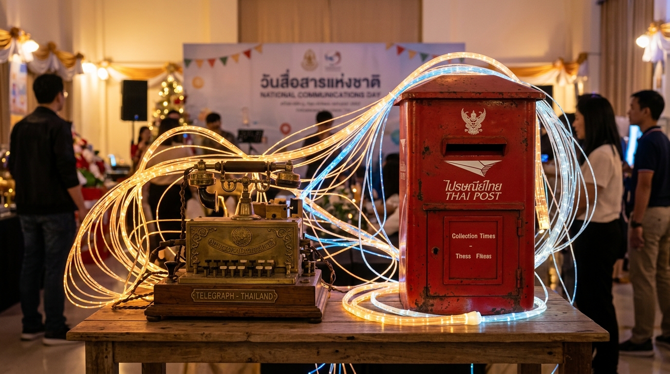 4 สิงหาคม "วันสื่อสารแห่งชาติ": ย้อนตำนาน 143 ปีไปรษณีย์ไทย สู่นวัตกรรมดิจิทัล 2569