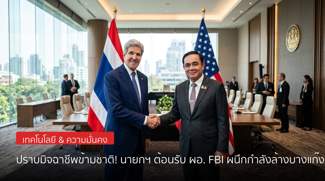 จับมือล้างบางแก๊งคอลเซ็นเตอร์! นายกฯ อนุทิน ต้อนรับ ผอ. FBI ร่วมมือปราบอาชญากรรมไซเบอร์ข้ามชาติ