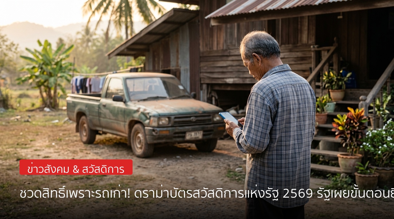 ชวดสิทธิ์เพราะรถเก่า! ดราม่าบัตรสวัสดิการแห่งรัฐ 2569 คลังแนะขั้นตอนยื่นอุทธรณ์ด่วน